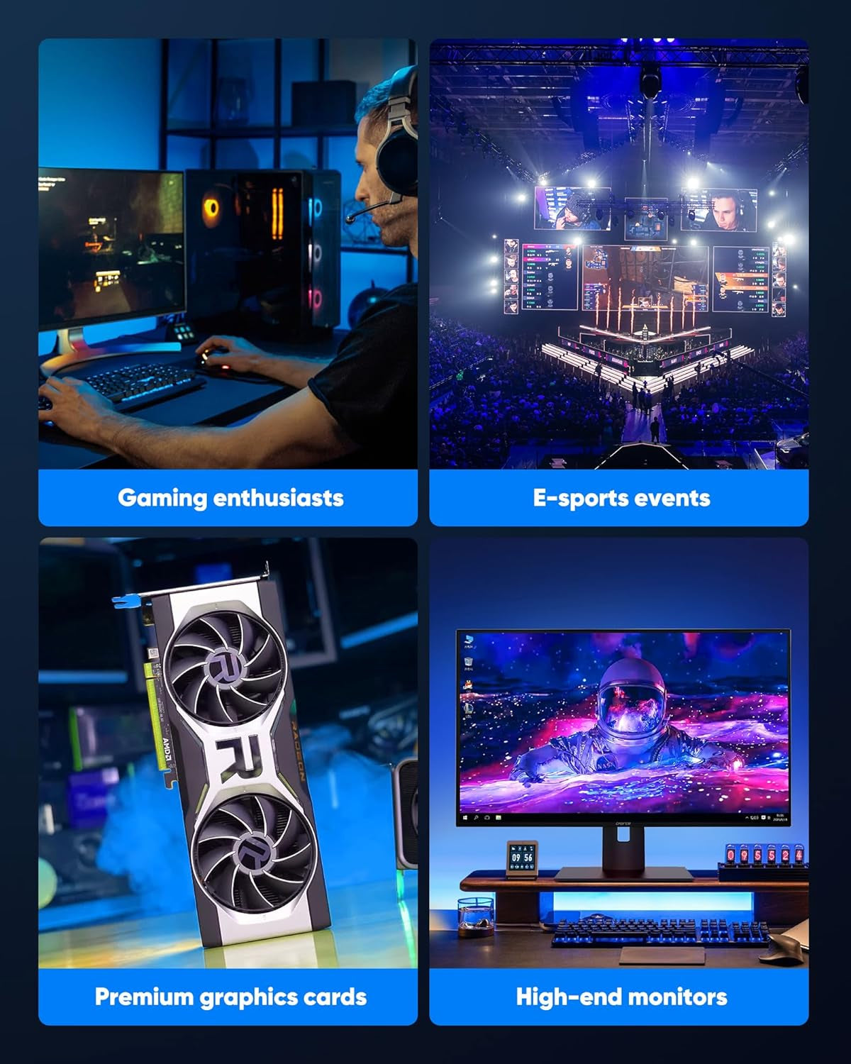 8K Displayport Cable 1.4, VESA Certified 6.6FT DP Cord (8K@60Hz, 4K@144Hz, 2K@240Hz), 32.4Gbps Display Port Cable for Gaming Monitor, Graphic, PC, HDR/HDCP 2.2/Freesync/G-Sync, Braided, Grey