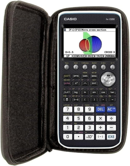 Protective Case for TI 84 Plus/Ti 83 Plus/ Casio FX-9860GII / Casio PRIZM FX-CG 50 Graphing Calculator in Black